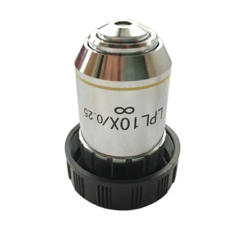 Новый металлургический микроскоп 10X Ахроматический длинный объектив с планом