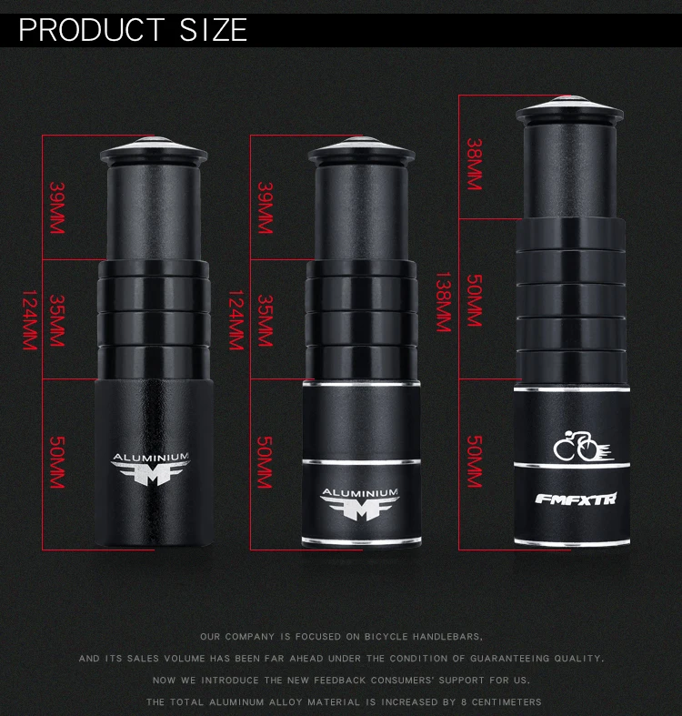 28 6 мм Алюминий сплав горный велосипед вилка вынос руля удлинитель велосипедный