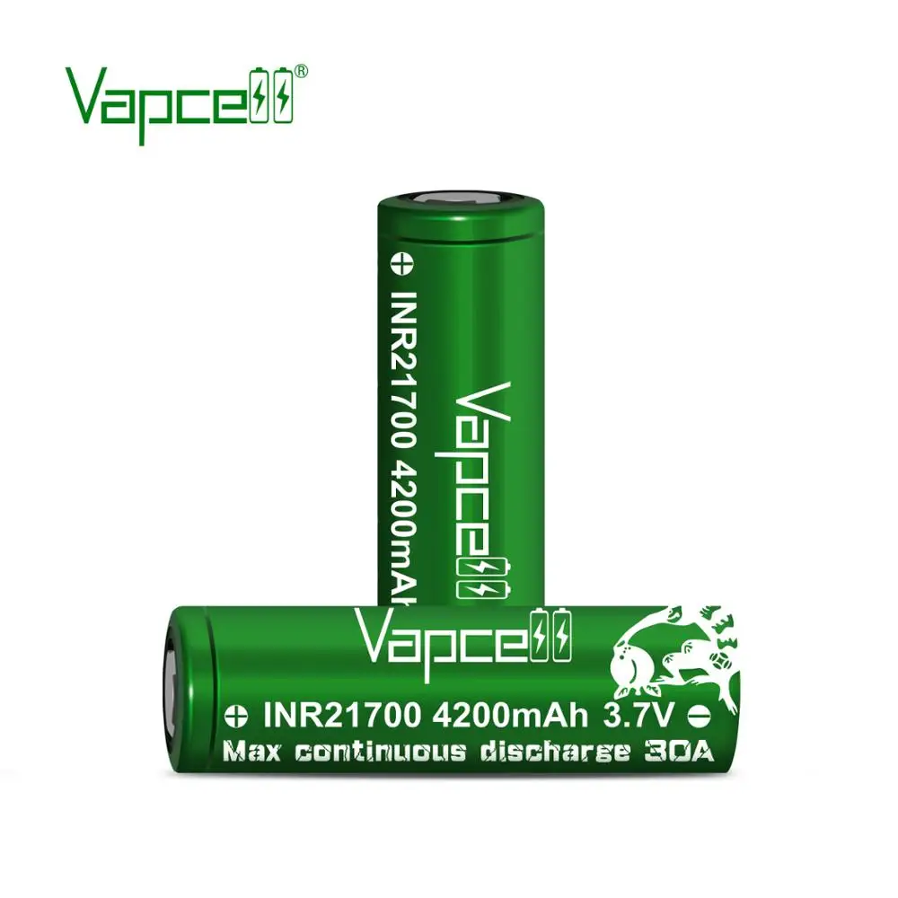 Бесплатная доставка Vapcell INR21700 4200mah 30A 21700 аккумулятор rewrap molicel P42A rechargeable батарея