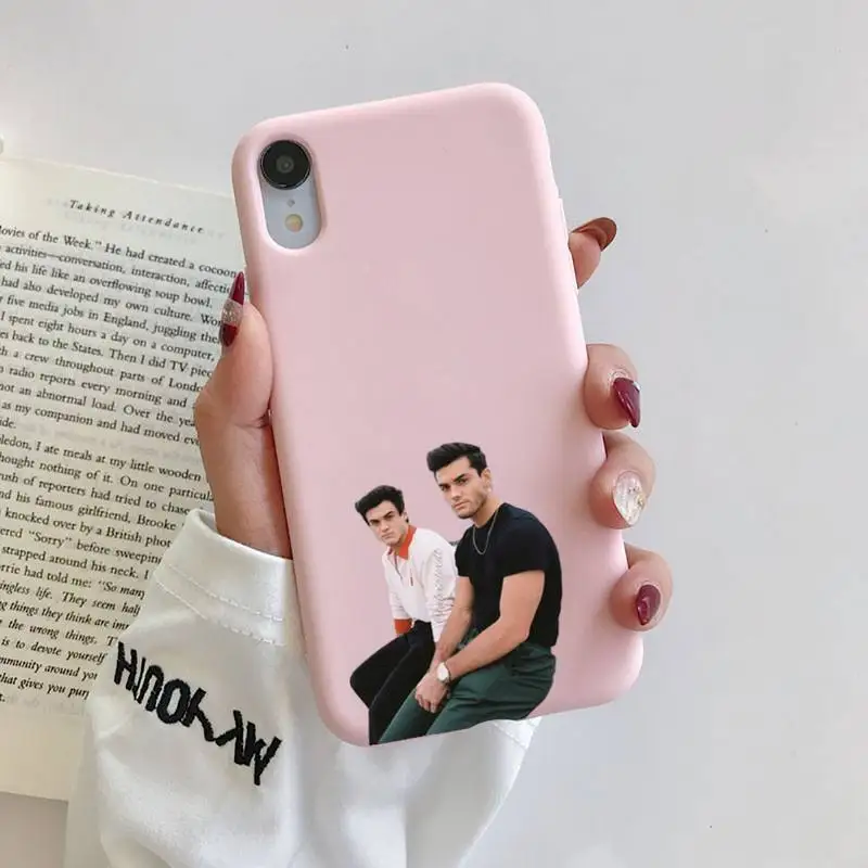 

The Dolan Twins Phone Case Phone Case For iphone 11 Pro Max X XS Max XR Solid Candy Color Shell For iPhone 7 8 6 6S Plus