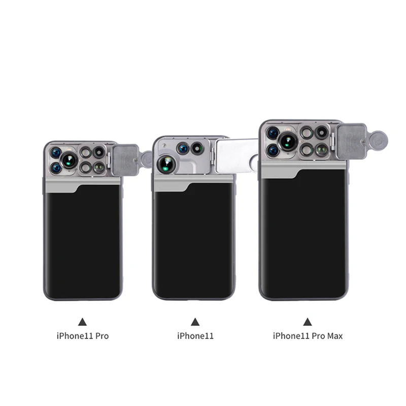Чехол для объектива iphone 11 Pro Max 10X 20X макро объектив рыбий глаз 2X телеобъектив CPL