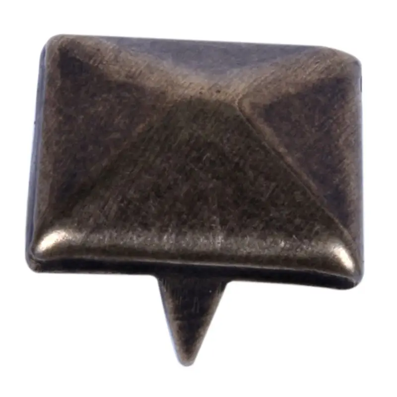 100 шт гвозди в стиле панк заклепки квадратная бронзовая Пирамида|Заклепки| |