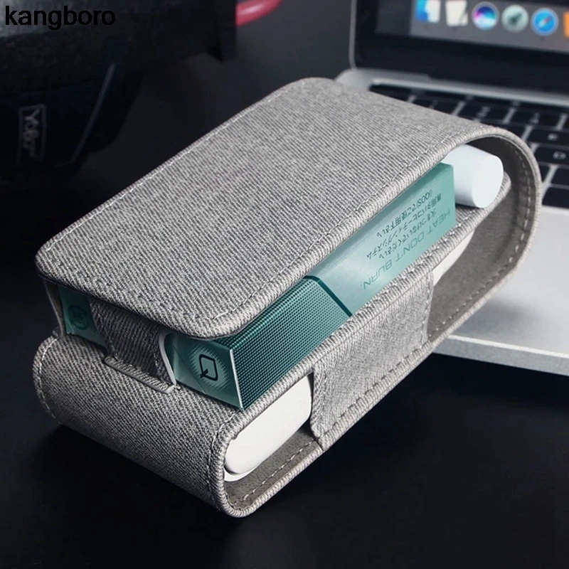 

Portable PU Leather Bag For IQOS For IQOS 2.4 Plus III Universal Pouch Black Blue Color Case