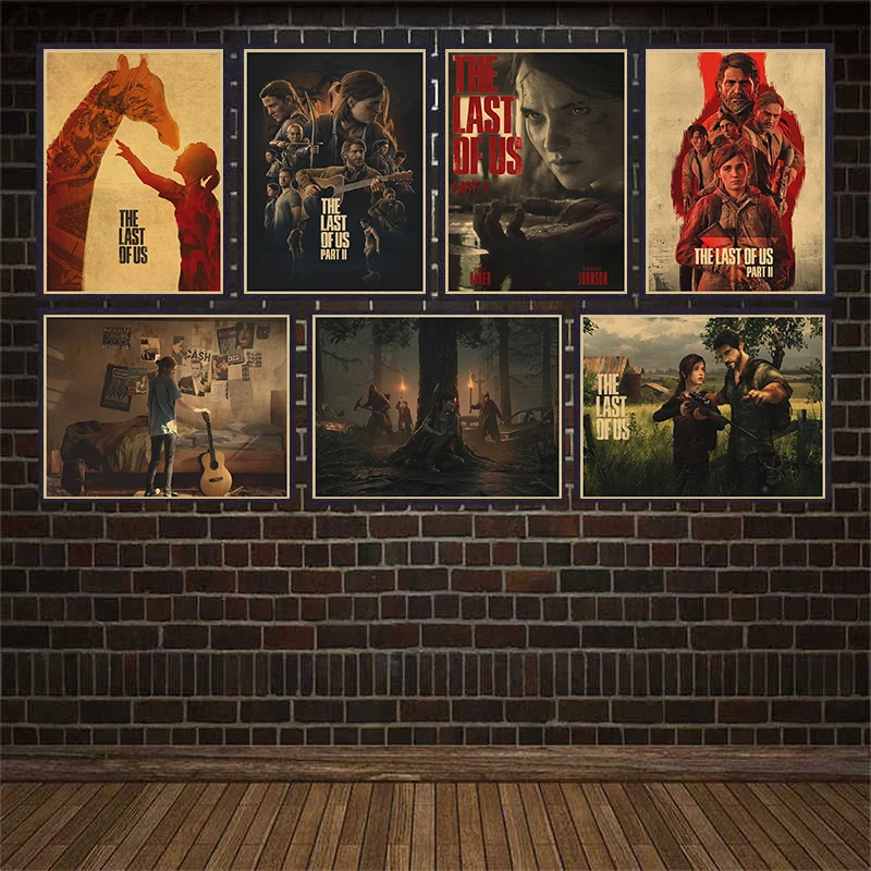 

The Last of Us Kraft Paper Poster Game Wall Painting Wall Picture For Living Room Home Decor