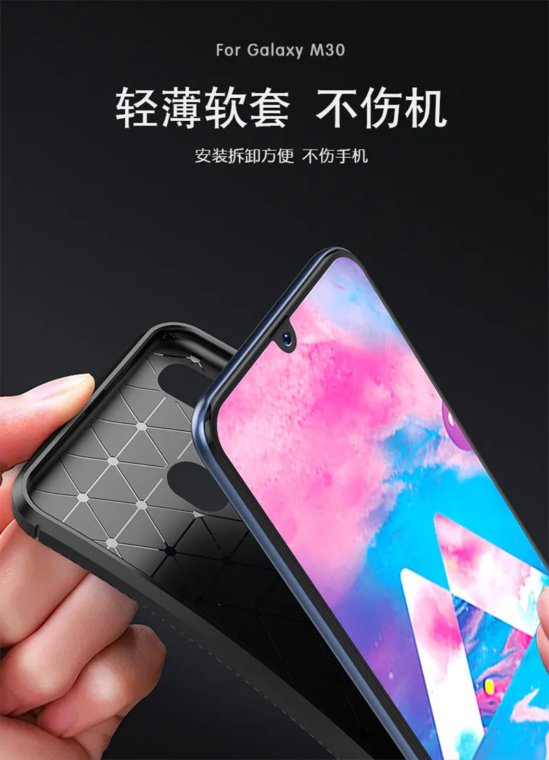 Чехол для samsung Galaxy A50s A30s A50 защитный чехол твердый PC + TPU противоударный телефона