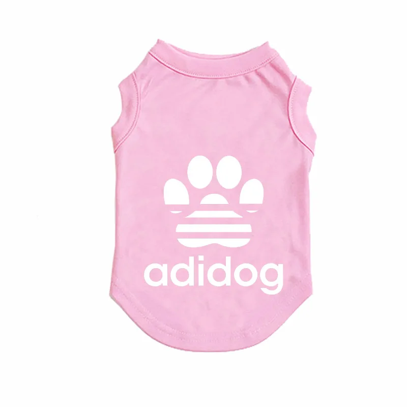 

Cute Printed Summer Pets tshirt Puppy Dog Clothes Pet Cat Vest Cotton T Shirt Pug Apparel Costumes Dog Clothes for Small Dogs