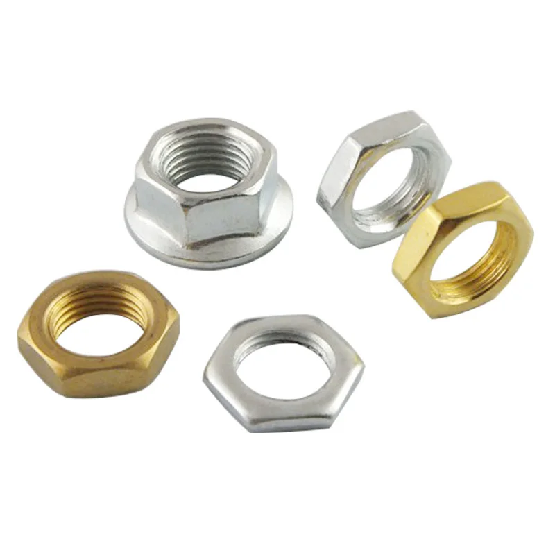 

200Pcs M5 M6 M8 M10 M12 Fine Thread Hexagon Nuts Bright Zinc/Color Zinc Plated Carbon Steel Hex Hexagon Nut