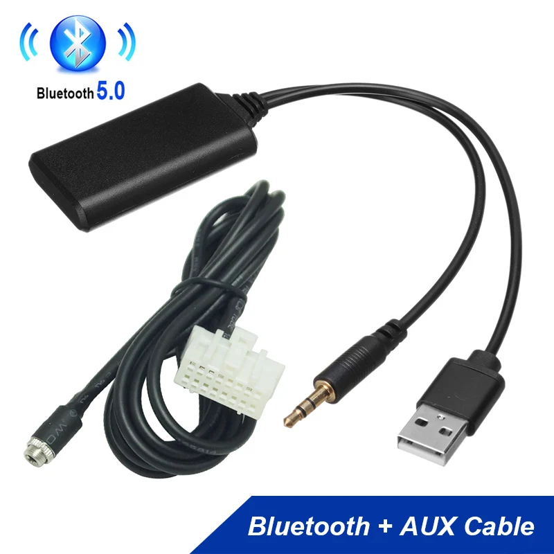 Автомобильный радиоприемник Bluetooth-адаптер с гнездом AUX аудиокомплект для Mazda 2 mazda