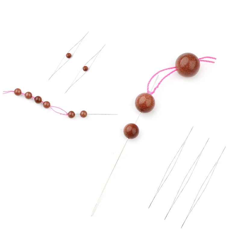 

5pcs/lot Beaded Needle Pins Open Needles DIY Beads Bracelet Jewelry Tools Necklace Making Supplies Handmade Pins Accessories