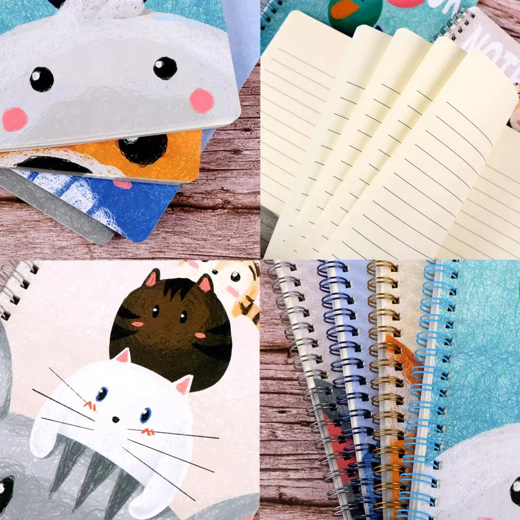 Ruled Notebook Lined Journal Hardcover Thick Paper Handwriting Noteboo | Канцтовары для офиса и дома