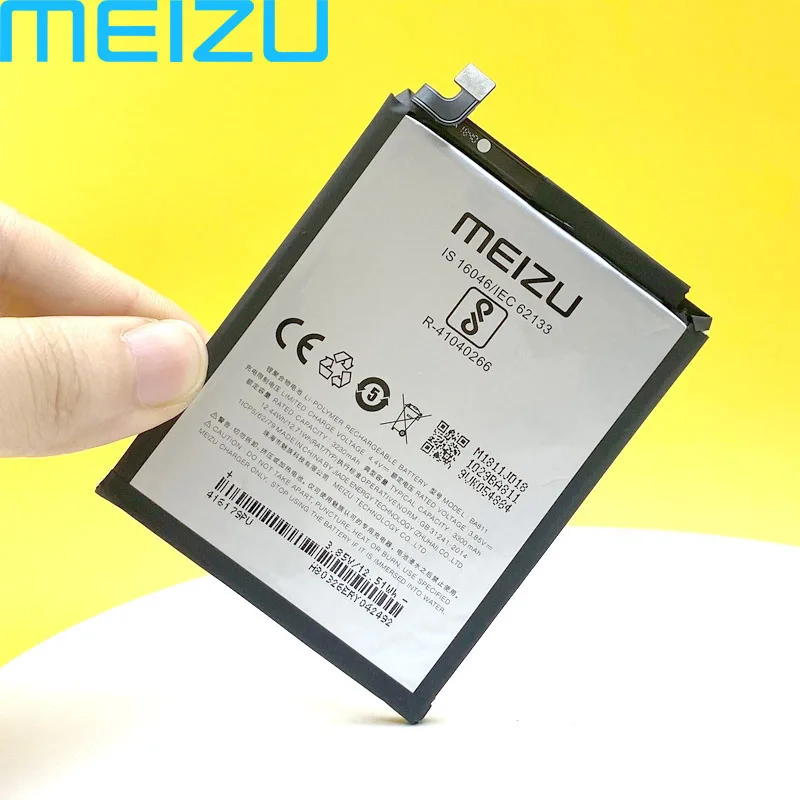 Tel&eacute;fono M&oacute;vil Meizu 6T, m6T, m811q, m811h, bater&iacute;a Original de 3300mAh, BA811, en Stock, bater&iacute;a de alta calidad con n&uacute;mero de seguimiento-1