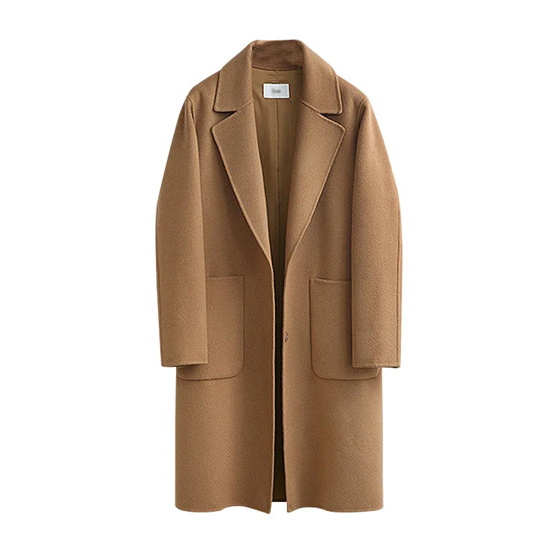 

Autumn Plus Size Coat Women 2021 NEW Spring Casual Long Sleeve Thick Jackets Female Vintage Loose Warm Wool Coat Casaco Feminino