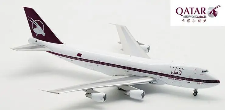 Inflight QATAR BOEING 747 B747SR A7-ABK 1/200 литье под давлением модель самолета |