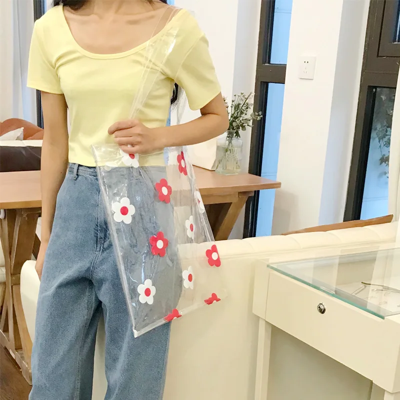 Youda прозрачный ПВХ материал Модная женская сумка большая емкость Портативная для