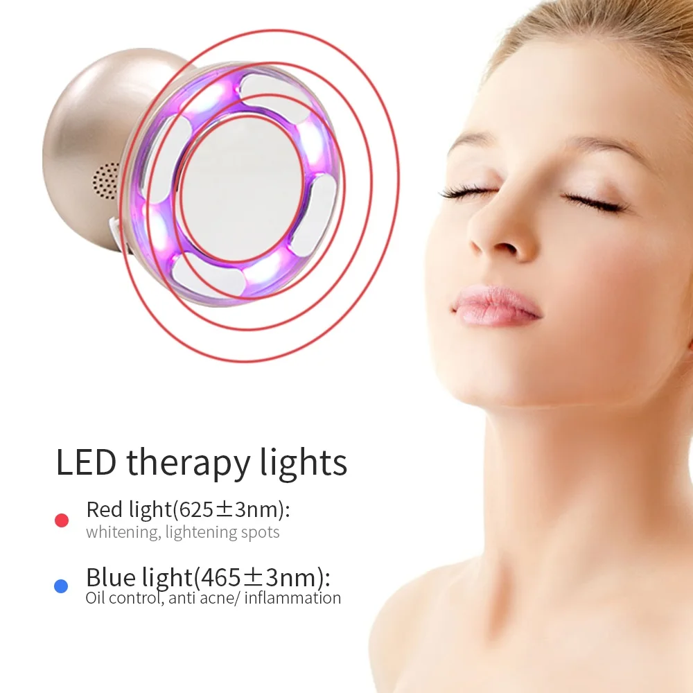 Koop Led Ultrasone Cavitatie Rf Lichaam Vermagering Machine Vet Brander Rf Ultrasone Afslanken Massager Anti Cellulite Apparaat Huid Draai