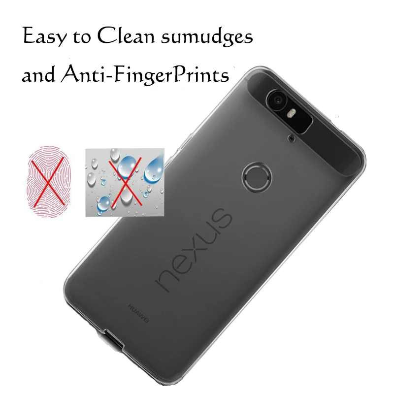 Кристальный чехол для huawei Google Nexus 6P из ТПУ силиконовый прозрачный чистый защитный чехол