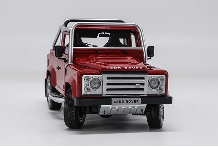 Оригинальный авторизованный подлинный 1:18 сплав toyLand Rover Defender 90 SVX пикап Литой