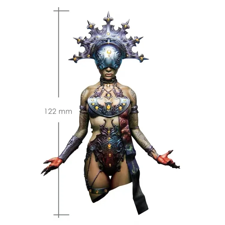 

122mm Resin Bust Model kits Fantasy model Unassambled Unpainted S280
