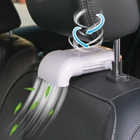 new car fan magnetic fan car cooler silent non wireless charging usb fan 3speed adjustable universal car rear seat auto cooling