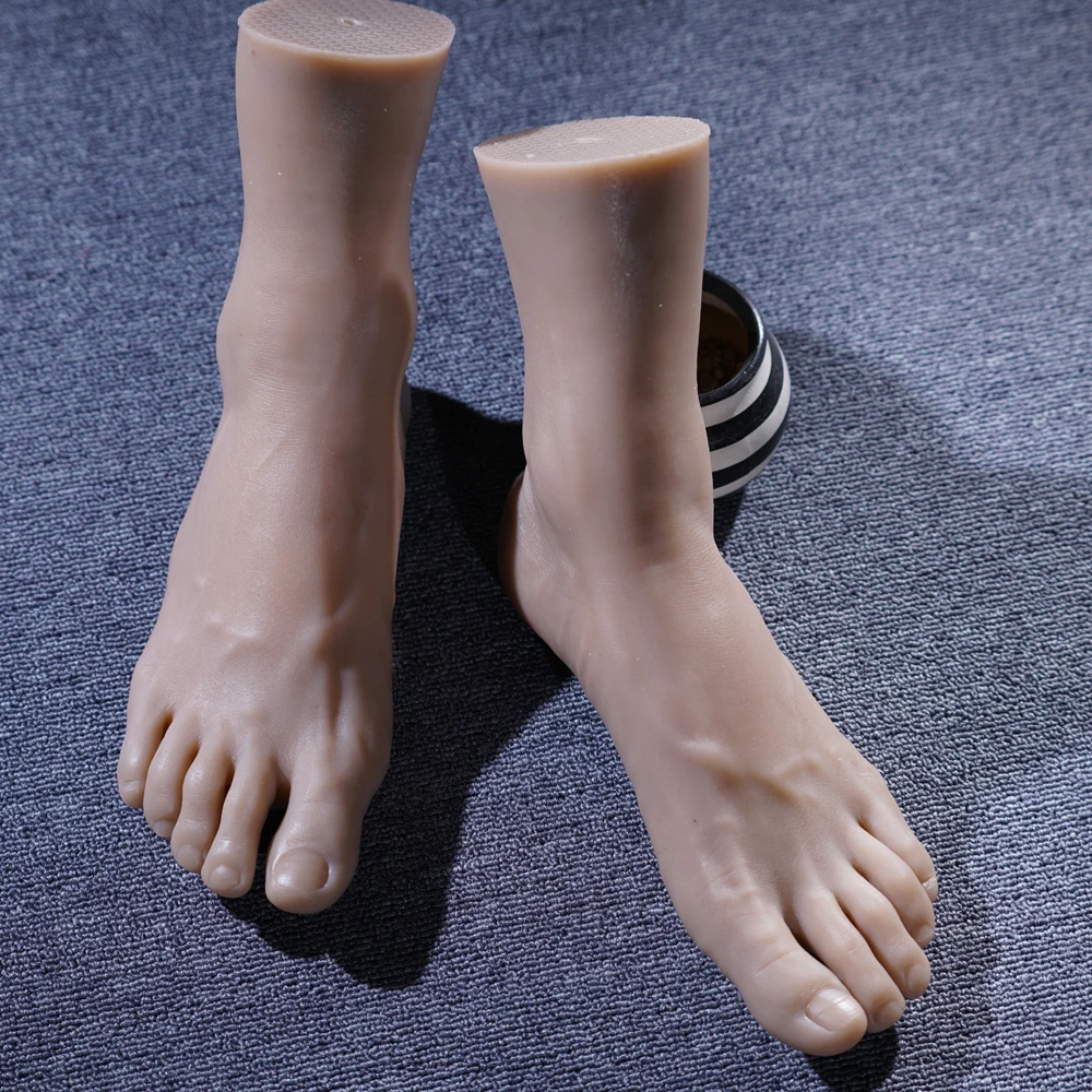 Имитация модели обуви для ног модель человеческих перевернутых шелковых чулок