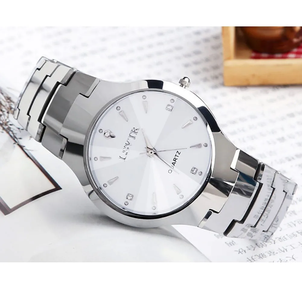 

2021 Newest Minimalist Couples Fashion Ultra Thin Wristwatch Simple Male lady Business Stainless Steel Mesh Belt Quartz Watch