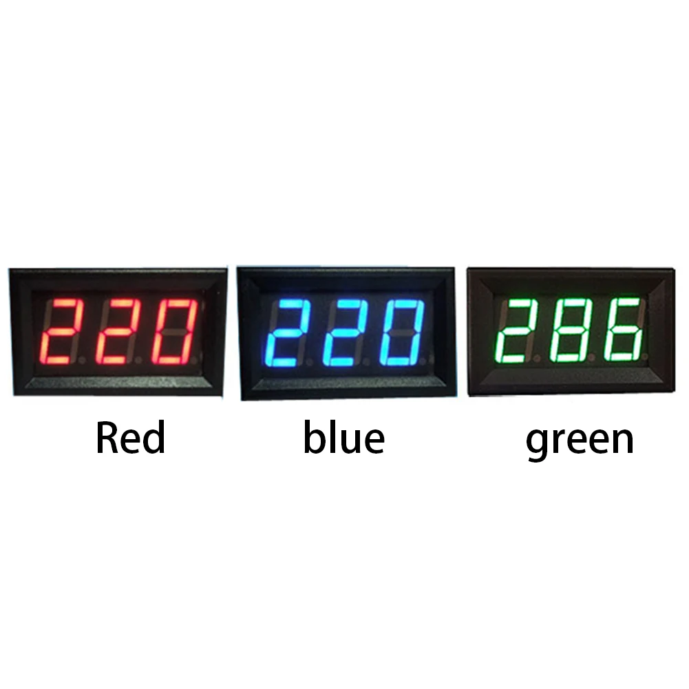 

AC70v-500v Useful Accurate Measuring Universal Led Decimals 2 Wire Digital Display Professional Voltmeter Head