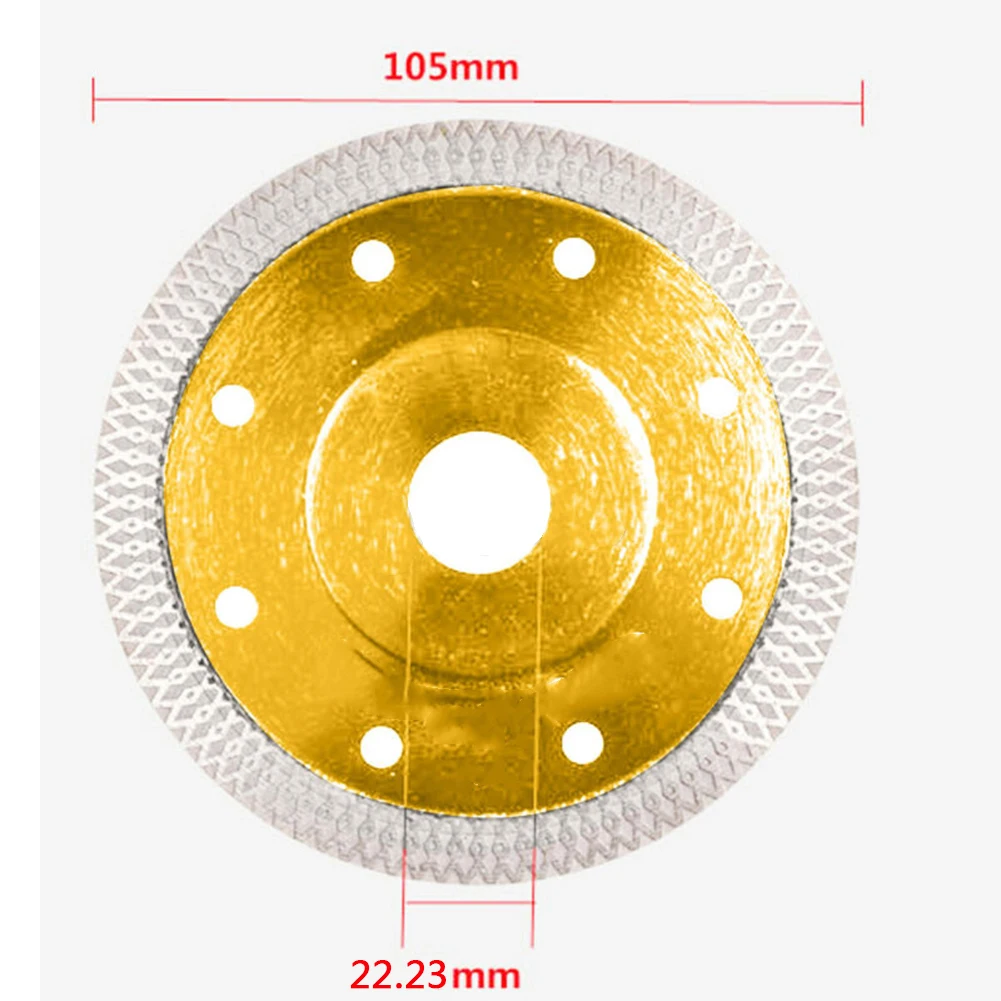 

105mm Circular Diamond Ceramic Saw Blade Disc For Cutting Porcelain Marble Angle Grinder Reinforced Turbo Wheel Blade 20/22.23mm