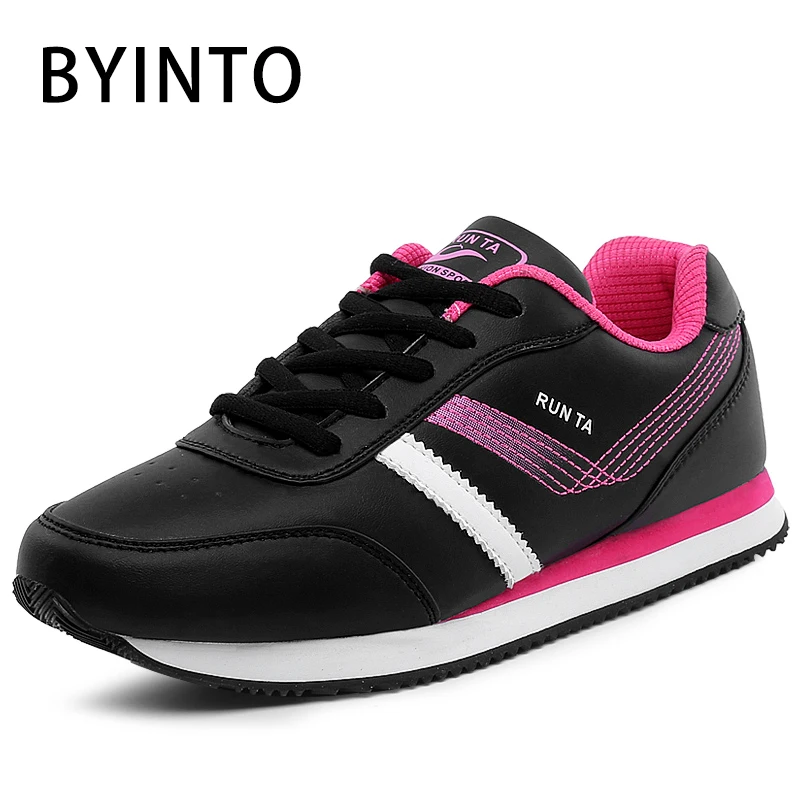 Модные дышащие водонепроницаемые кожаные кроссовки новинка 2020 женская