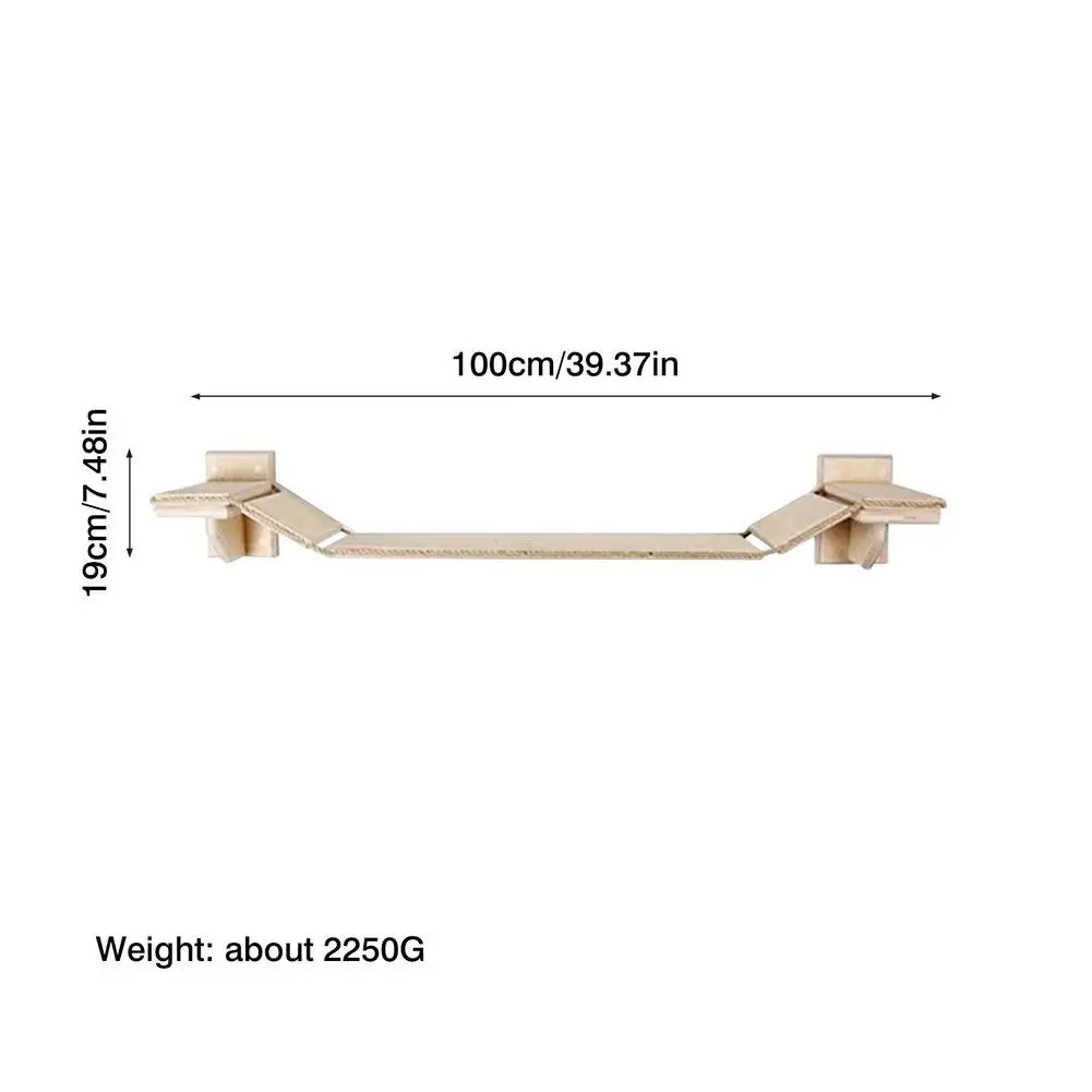 

Wall Mounted Cat Climbing Ladder Wood Kitten Stairs Cat Climbing Frame Safe Pet Furniture Play House Pet Stairs Step Dropship