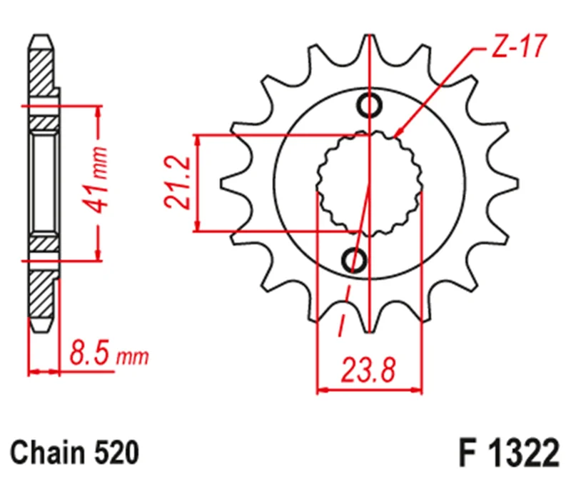 Передняя Звездочка мотоцикла 520 14T для Honda CRM250 MD24 MD32 91 99 TRX400 EX Sportrax XR400 R XR400R 96