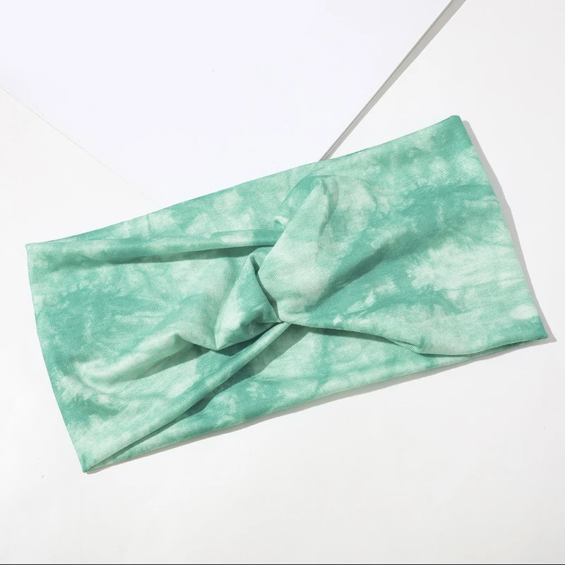 Спортивная эластичная резинка для волос йоги широкая Женская повязка тюрбан на
