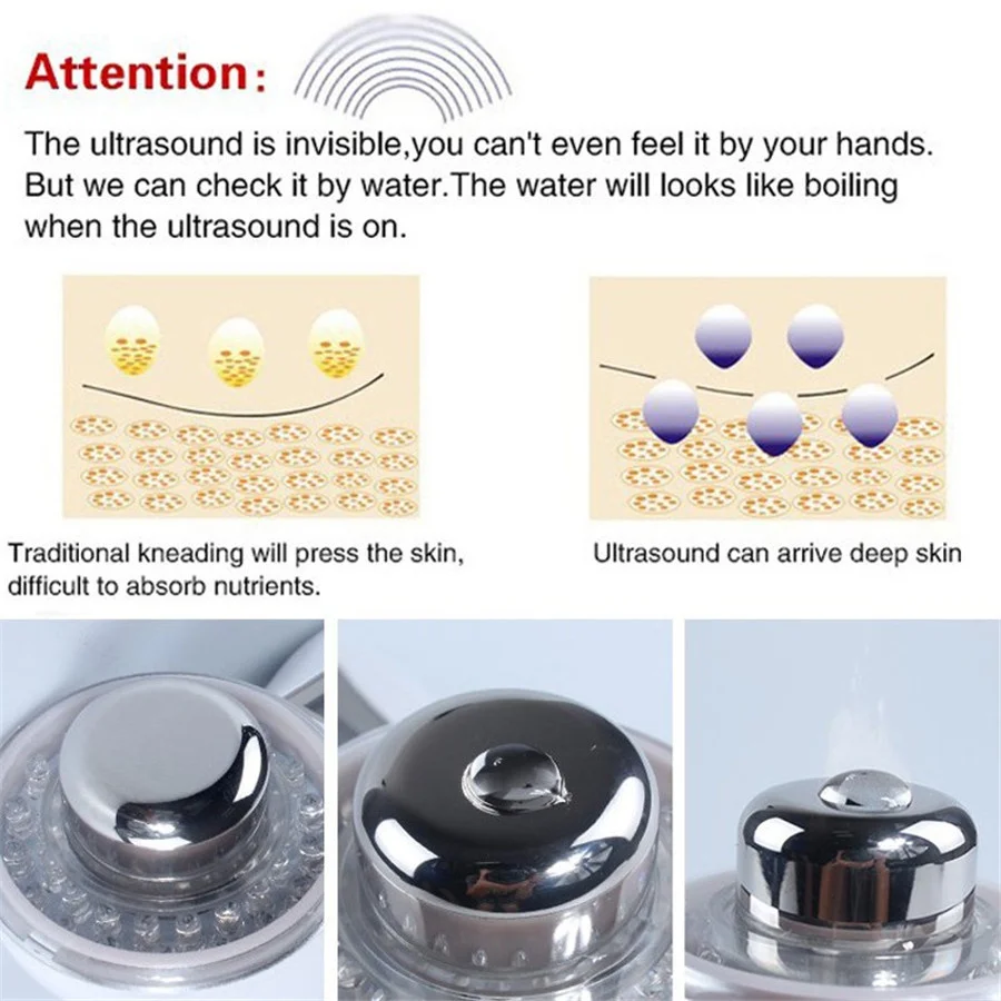 new 3MHZ 3 color massager skin Face Care clean health care electric beauty 2021 products massage | Красота и здоровье