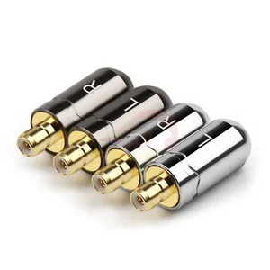 Металлический переходник для наушников со штекером под позолоченный провод для акустического разъема 1655 1695Ti