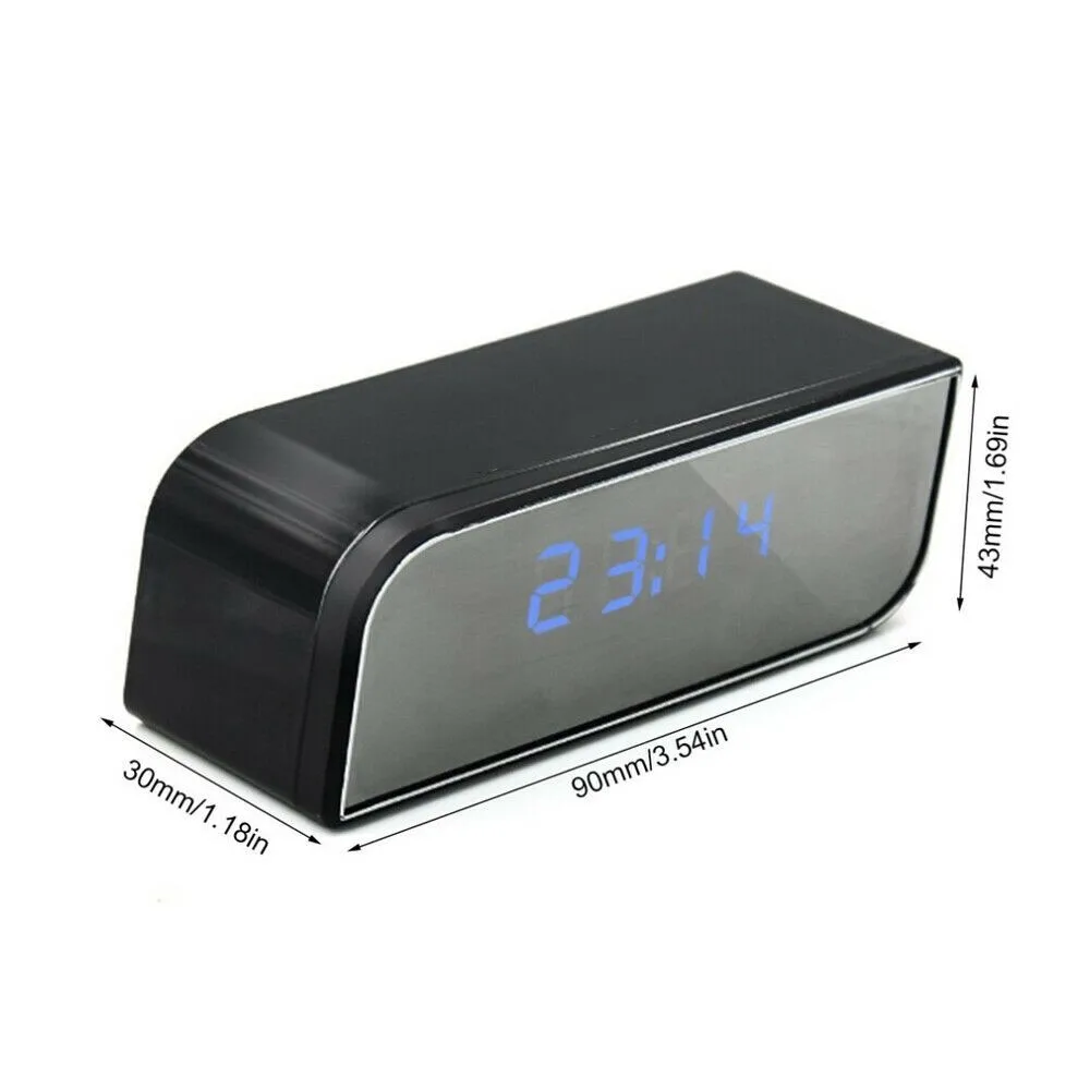 

1080P HD Clock Camera WIFI Remote Control Secret IR Night View Alarm Camcorder PK Z10 Digital Clock Video Recorder Mini DV DVR