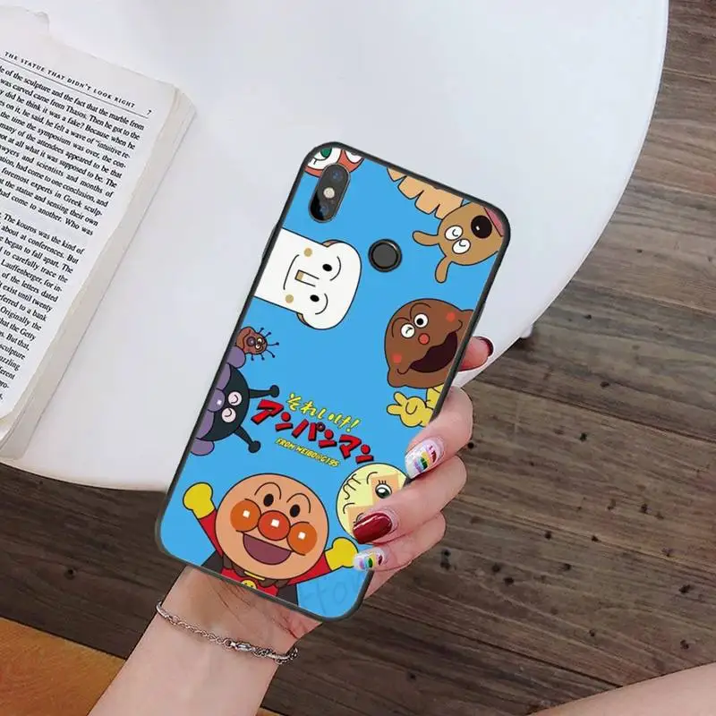 

Anpanman cute japanese cartoon high quality coque Phone Case For Xiaomi Redmi note 7 8 9 t k30 max3 9 s 10 pro lite