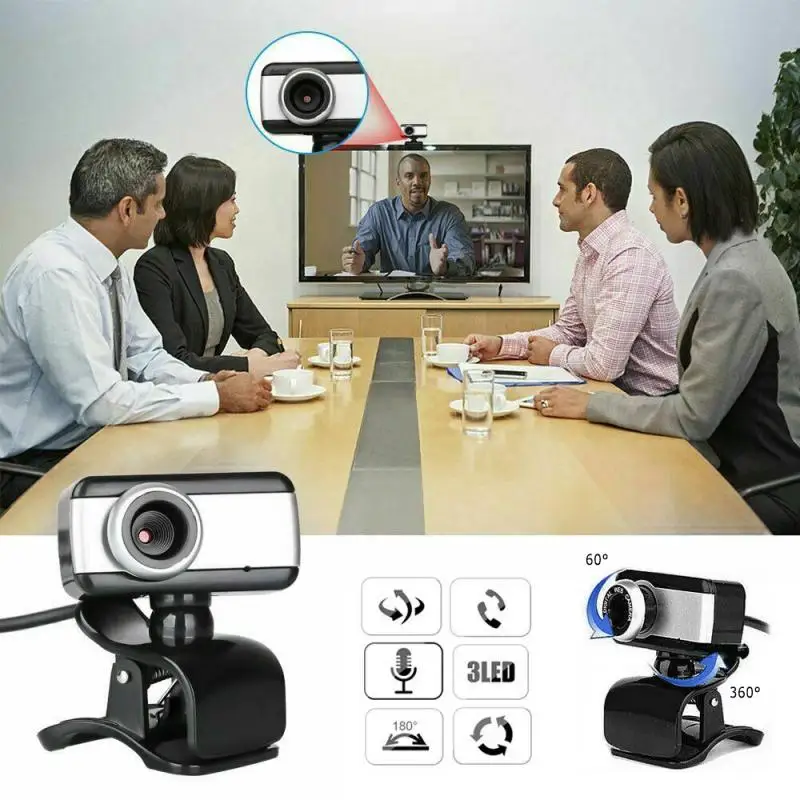 Новая веб камера 480p Автофокус Full Hd Usb Веб вращающаяся s для ноутбука ПК настольный