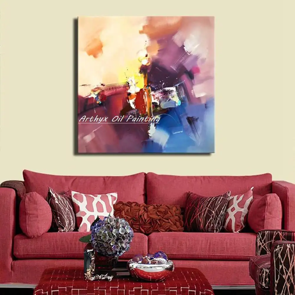 Arthyx Ручная роспись Современная абстрактная картина маслом на холсте большие Szie