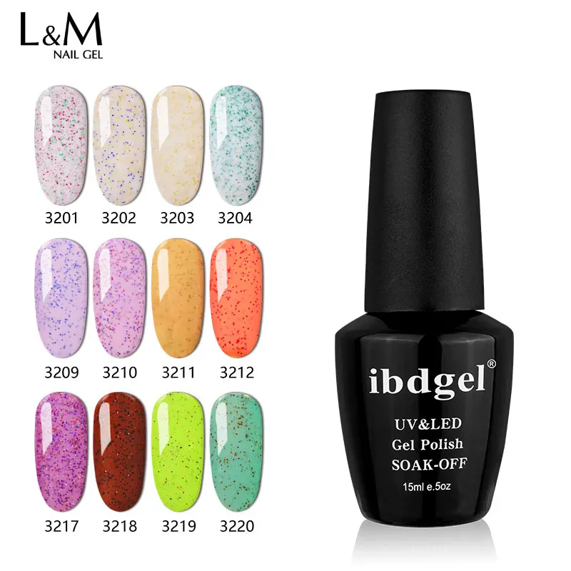 3 шт. зернистый сахаристый Гель-лак для ногтей профессиональный яркий блестящий