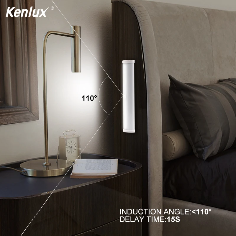 Беспроводная лампа СВЕТОДИОДНАЯ подсветка под шкаф с пассивным инфракрасным