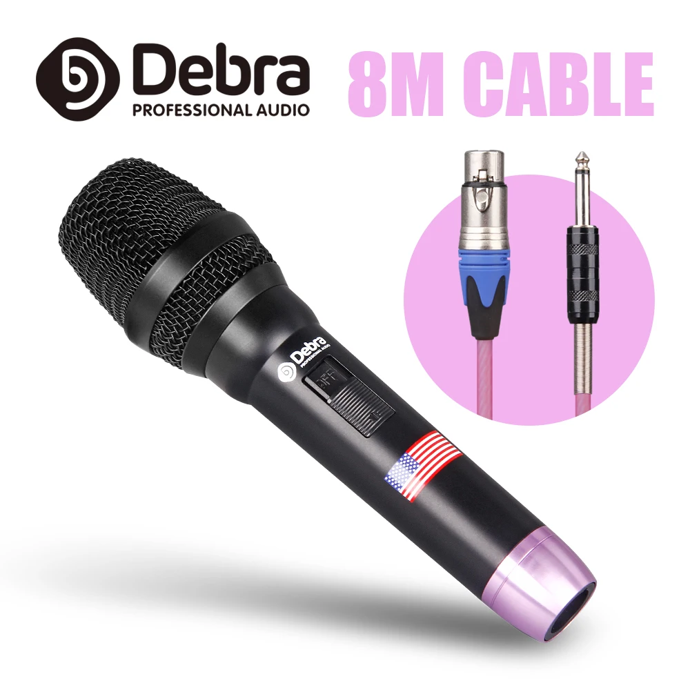 Debra DH 58S (черный) Высокое качество проводной Ручной вокальный микрофон для