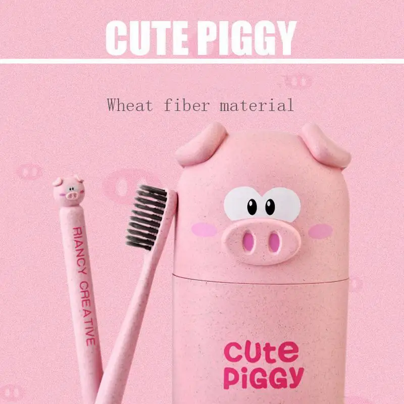 

Дорожная чашка для мытья, экологически чистый портативный набор зубных щеток, уличные туалетные принадлежности