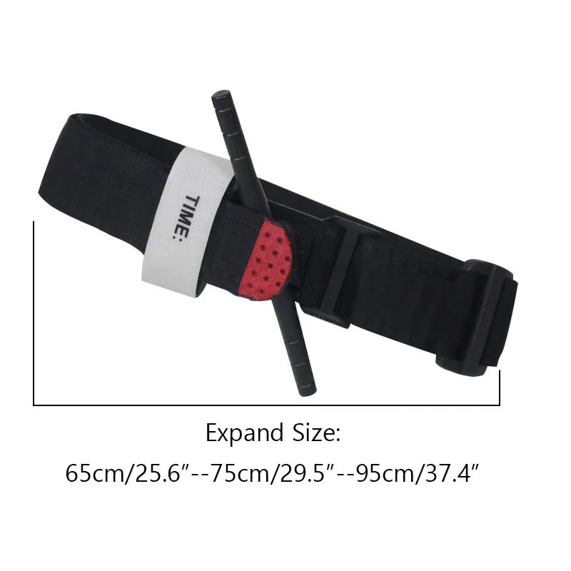 Tourniquet Military Tactical First Aid Fast Hemostasis Strap for Hiking Exploration Outdoor Survival Gear One-handed Operation