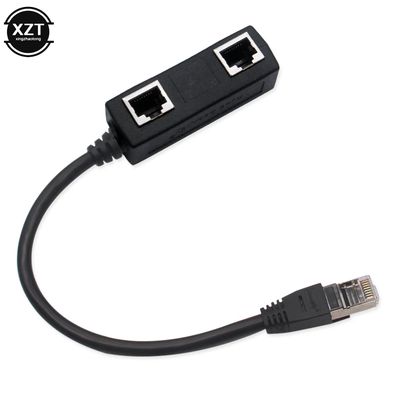 RJ45 Сплиттер 1 папа до 2/3 мама порты rj45 адаптер кабель Ethernet сеть LAN разъем