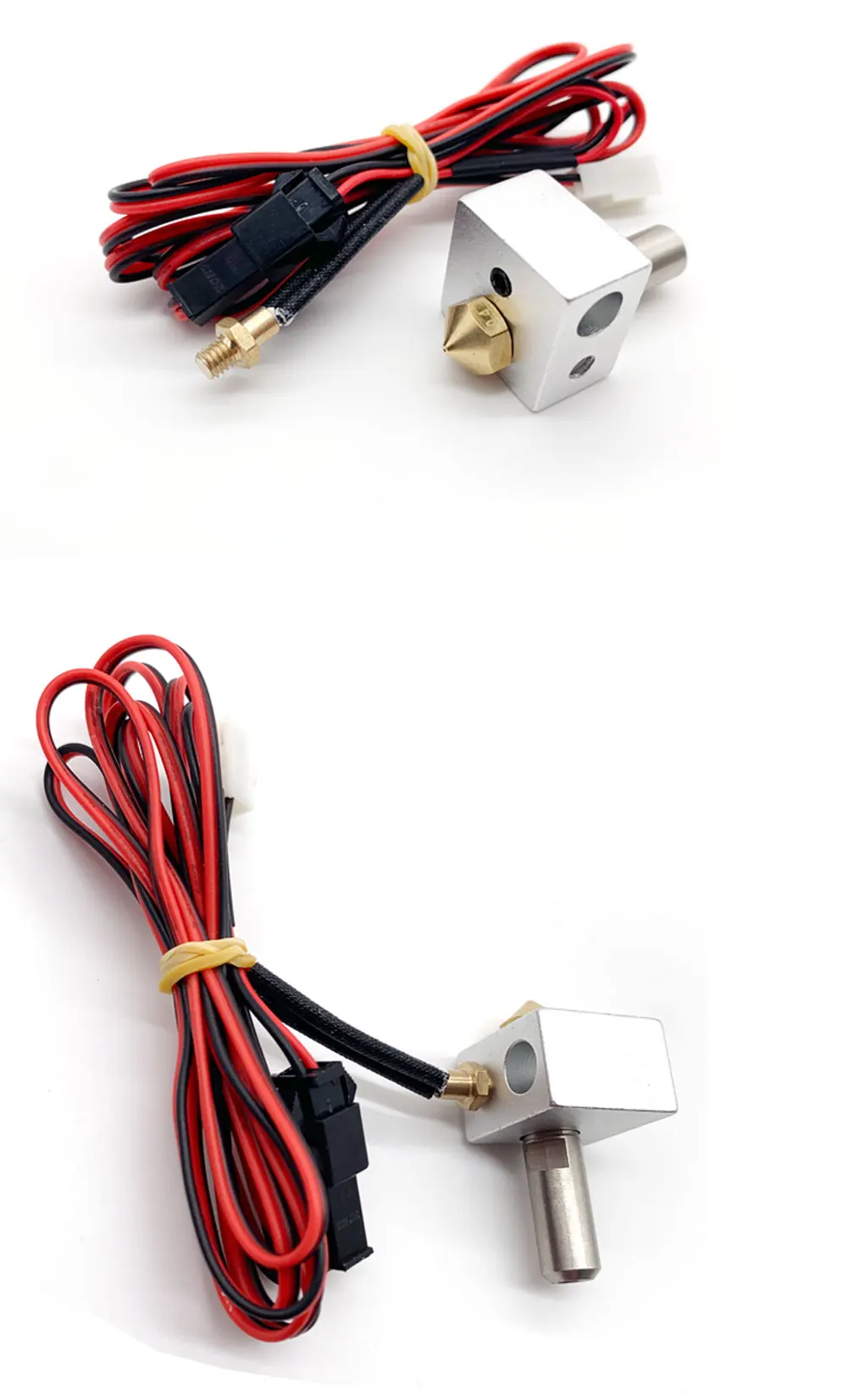 MK10 принтер части Hotend Комплект 0. 4 мм медное сопло M7 резьба Heatbreak с PTFE тефлон+ термопары крепежные винты NTC100K3950