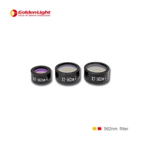 oem custom size colorful562nm d256mm narrow band pass optical filter for biochemical analyzer eliasa interference