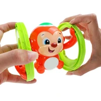 1 pc animal clockwork music light tumbling baby learning crawling educational wind up toys for children funny games