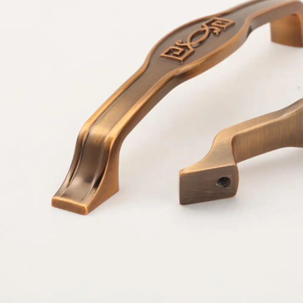 Ручка для двери в скандинавском стиле желтая бронзовая ручка ящика американский