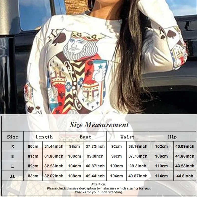 

European 2020 Spring/Summer Newest O-neck Long Sleeve Slim Wrap Hip Elegant Poker Print High Quality Knee Length Dress Women