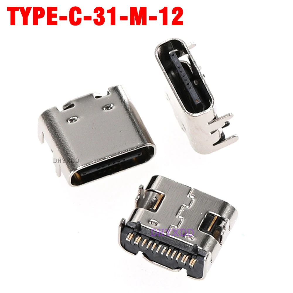 10 Uds TYPE-C-31-M-12 * 8,94*7,3mm conector USB SMD