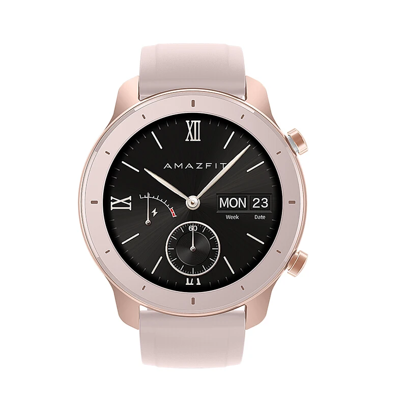 Amazfit gps+ GLONASS 42 мм gps Смарт-часы для женщин 50ATM Водонепроницаемый Фитнес-трекер Smartwatch Strava управление музыкой для Android IOS